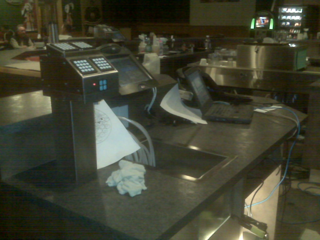 Cocktail Tower Mounted & Touchscreen Interfaced